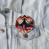 Badge Rond 7,6 Cm Anime Command the Flames, Embrace the Storm Custom (En situation)