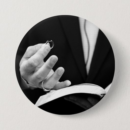 Badge Rond 7,6 Cm Anneau de pasteur (Devant)