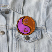 Badge Rond 7,6 Cm Année du coq de bois (En situation)
