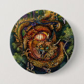Badge Rond 7,6 Cm Année du Dragon de Bois 2024 (Devant)