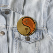 Badge Rond 7,6 Cm Année du rat de bois (En situation)