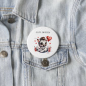Badge Rond 7,6 Cm Anniversaire de Zebra Pilot (En situation)