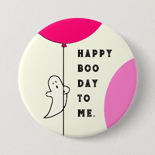 Badge Rond 7,6 Cm Anniversaire Halloween