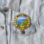 Badge Rond 7,6 Cm Antalya (En situation)