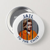 Badge Rond 7,6 Cm Anti-Hillary Clinton (Devant & derrière)