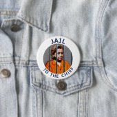Badge Rond 7,6 Cm Anti-Hillary Clinton (En situation)