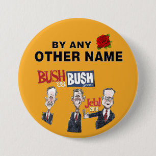 Badge Rond 7,6 Cm Anti-Jeb Bush 2016