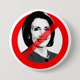 BADGE ROND 7,6 CM ANTI PELOSI
