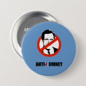 Badge Rond 7,6 Cm ANTI-ROMNEY - .png (Devant & derrière)