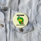Badge Rond 7,6 Cm Anti thé du Wisconsin (En situation)