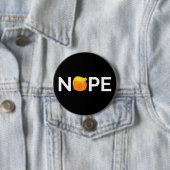 Badge Rond 7,6 Cm Anti-Trump - Nope Halloween Edition I (En situation)