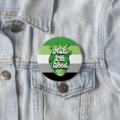 Badge Rond 7,6 Cm Anti-Valentines aromatiques personnalisées Coeur (En situation)