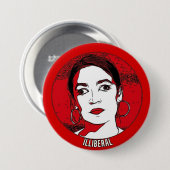 Badge Rond 7,6 Cm AOC Illibéral (Devant & derrière)