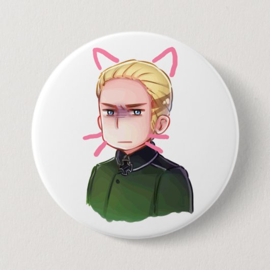 Badge Rond 7,6 Cm APH Allemagne Ludwig Beilschmidt comme minou (Devant)