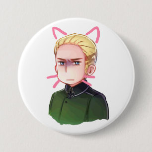 Badge Rond 7,6 Cm APH Allemagne Ludwig Beilschmidt comme minou