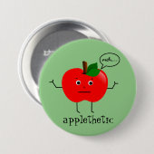 Badge Rond 7,6 Cm Applethétique (Devant & derrière)
