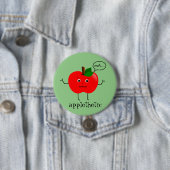 Badge Rond 7,6 Cm Applethétique (En situation)