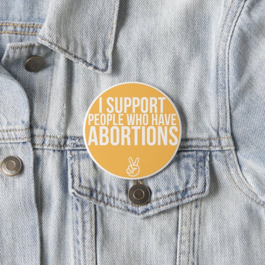 Badge Rond 7,6 Cm Appui ! (En situation)