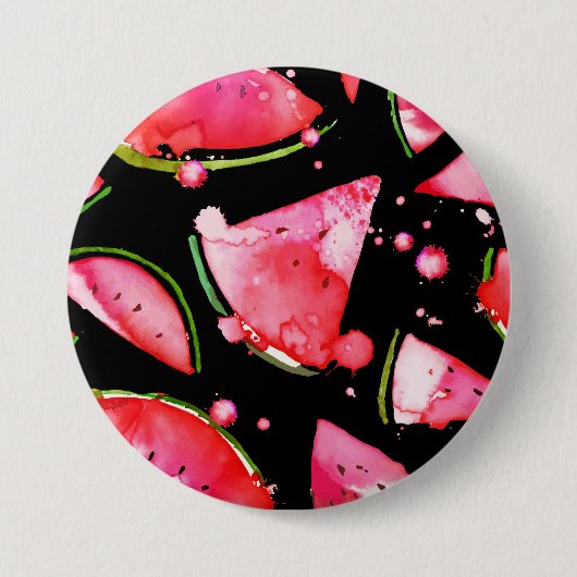 Badge Rond 7,6 Cm Aquarelle 2 (Devant)