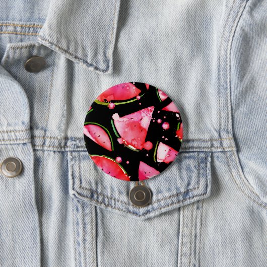 Badge Rond 7,6 Cm Aquarelle 2 (En situation)