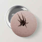 Badge Rond 7,6 Cm Araignée loup (Devant & derrière)