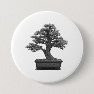 Badge Rond 7,6 Cm arbre de bonsaïs