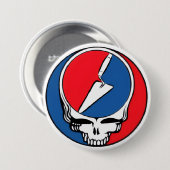 Badge Rond 7,6 Cm Archéologue reconnaissant (Devant & derrière)