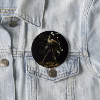 Badge Rond 7,6 Cm Archer full body with steampunk style