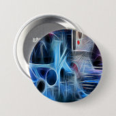 Badge Rond 7,6 Cm Argile (Devant & derrière)
