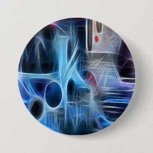 Badge Rond 7,6 Cm Argile
