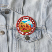 Badge Rond 7,6 Cm Arizona (En situation)