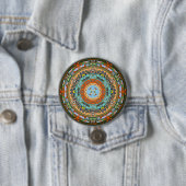 Badge Rond 7,6 Cm Arizona State Mandala Pin (En situation)