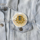 Badge Rond 7,6 Cm Armoiries de l'Estonie (En situation)