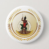 Badge Rond 7,6 Cm Armoiries de Vanuatu (Devant)