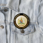 Badge Rond 7,6 Cm Armoiries Du Royaume-Uni (En situation)
