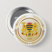 Badge Rond 7,6 Cm Armoiries Du Tchad (Devant & derrière)