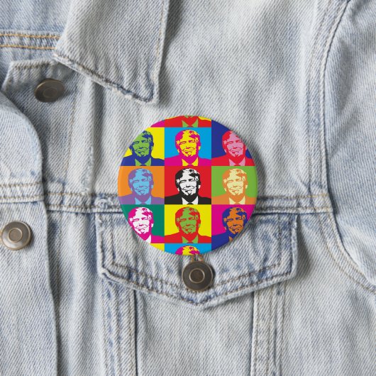 Badge Rond 7,6 Cm Art de bruit présidentiel d'atout (En situation)