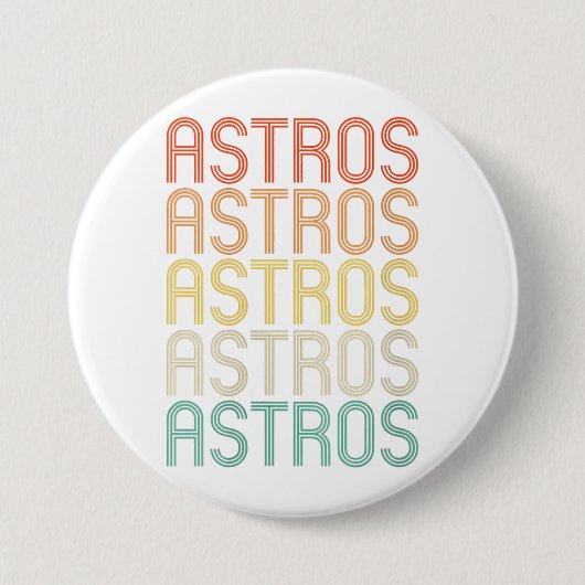 Badge Rond 7,6 Cm Astros féminines (Devant)