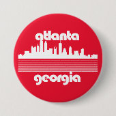 Badge Rond 7,6 Cm Atlanta Géorgie (Devant)