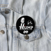 Badge Rond 7,6 Cm Atout : Faites l'Amérique râper encore (En situation)