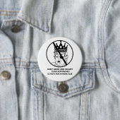 Badge Rond 7,6 Cm Aucun bouton d'atout : Ne buvez pas et Drumpf (En situation)