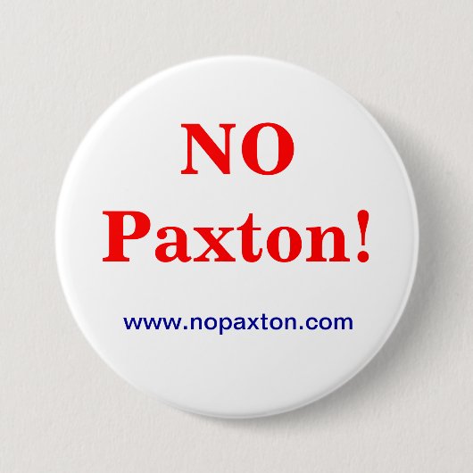 Badge Rond 7,6 Cm Aucun Paxton (Devant)