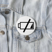 Badge Rond 7,6 Cm Aucune énergie (En situation)