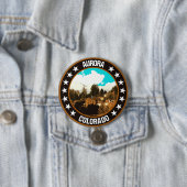 Badge Rond 7,6 Cm Aurora (En situation)