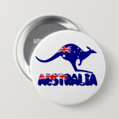 Badge Rond 7,6 Cm Australie (Devant & derrière)