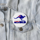 Badge Rond 7,6 Cm Australie (En situation)