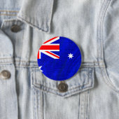 Badge Rond 7,6 Cm Australie (En situation)