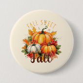 Badge Rond 7,6 Cm Automne Sweet Fall (Devant)