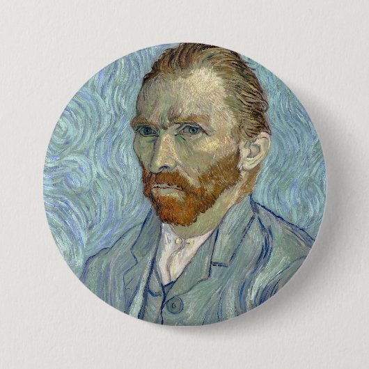 Badge Rond 7,6 Cm Autoportrait de Van Gogh (Devant)