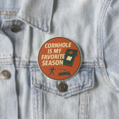 Badge Rond 7,6 Cm Avid Cornhole Player Humor (En situation)